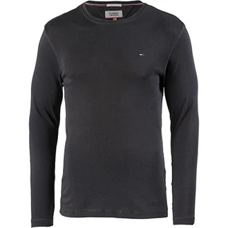 Tommy Jeans Herren Original Rib Langarm Langarmshirt