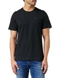 T-Shirt Herren Kurzarm TJM Original Slim Fit, Schwarz (Tommy Black), M