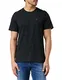 Tommy Hilfiger T-Shirt Herren Kurzarm TJM Original Slim Fit, Schwarz (Tommy Black), M