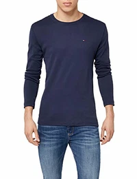 Herren Original Rib Langarm Langarmshirt Blau (Black Iris 002) Medium