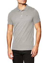 Herren Original Fine Pique Polo Shirt, Grau (Lt Grey Htr 038), M EU