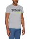 Tommy Jeans Herren Essential Logo T-Shirt, Grau (Lt Grey Htr 038), Small