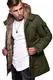 MT Styles Winter Parka mit Fell-Imitat Jacke Mantel E-1711 [Khaki, L]