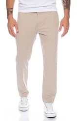 Rock Creek Herren Designer Chino Hose Regular Slim RC-390 Beige