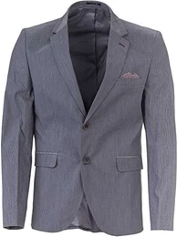 YAKE by S.O.H.O. NEW YORK Sakko Herren Slim Fit - Blazer Herren Sportlich Plymouth, Farbe Anthrazit_08, Grosse 46