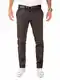 Yazubi Herren Chino Hose, Modell Dustin, Chinohose mit Gürtel, Grau (Iron Gate 193910), W32/L32