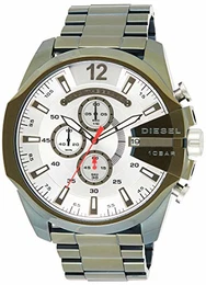 Herren Chronograph Quarz Uhr mit Edelstahl Armband DZ4478