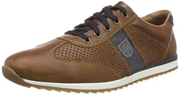 Herren 19325 Low-top, Braun (Marron/Navy/Atlantis), 43 EU