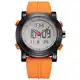 BUREI Digitale Herren Uhren Analog LED Multifunktion Sport Armbanduhr mit Alarm Stoppuhr und Kautschuk Armband