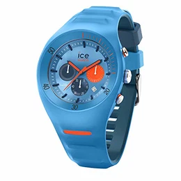 - P. Leclercq Light blue - Blaue Herrenuhr mit Silikonarmband - Chrono - 014949 (Large)