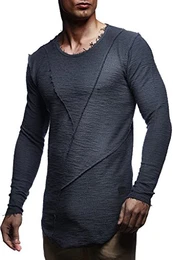 Herren Oversize Sweatshirt Hoodie Hoody LN6323; Größe M, Anthrazit