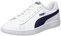 Smash v2 L, Unisex-Erwachsene Sneakers, White-Peacoat, 43 EU (9 UK)