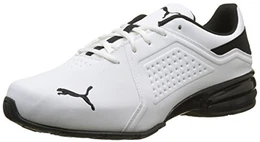 Men's Sport Shoes VIZ RUNNER Road Running Shoes, WHITE- BLACK, 40.5