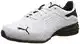 PUMA Men's Sport Shoes VIZ RUNNER Road Running Shoes, PUMA WHITE-PUMA BLACK, 40.5