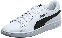 Unisex Smash V2 L 251 Sneaker, White Black, 43 EU