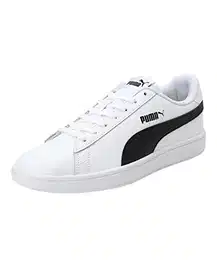 Unisex Smash v2 L Low-Top, White- Black, 48.5 EU