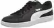 PUMA Unisex Smash V2 L 251 Sneaker, Black White, 43 EU