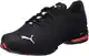 PUMA Herren Viz Runner Sneaker, Schwarz Black White, 43 EU