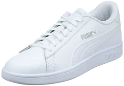 PUMA Unisex Smash V2 L Sneaker Weiß/Weiß