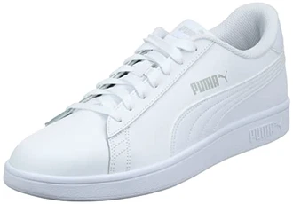 PUMA Unisex Smash V2 L Sneaker Weiß/Weiß