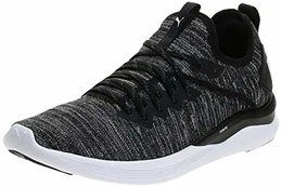 Herren IGNITE Flash evoKNIT Laufschuhe, Schwarz (Black-Asphalt-White), 43 EU