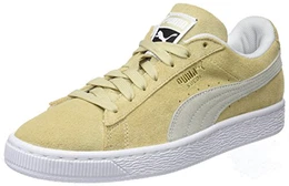 Unisex-Erwachsene Suede Classic Sneaker, Beige (Pebble White White), 42 EU