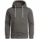 Amaci&Sons Herren High Neck Kapuzenpullover Sweatjacke Pullover Hoodie Sweatshirt 4024 Anthrazit M