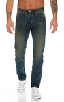 Lorenzo Loren Herren Jeans Hose Denim Regular-Fit (LL32) DirtyWash (LL387)