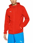 Puma Herren LIGA Casual Hoody Jacket Jacke Rot/Weiß