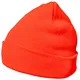 DonDon Wintermütze Mütze warm klassisches Design modern und weich Neonorange