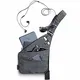 NIID-FINO Sling Rucksack Crossbody Umhängetaschen Brusttasche Herren Schultertaschen für Herren Multipurpose Daypack Anti-Diebstahl & Wasserresistent (Grau, Rechte Hand)