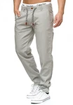 Indicode Veneto Herren Stoffhose Lt Grey