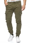 Indicode Herren Cargohose August Dunkelgrün/Khaki Indicode Herren Cargohose August Dunkelgrün/Khaki