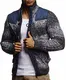 Leif Nelson Herren Strickjacke Pullover Hoodie Sweatshirt Longsleeve Winterjacke Pulli Sweater Langarm LN20739; Größe M, Dunkel Blau