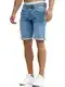 Indicode Herren Caden Jeans Shorts mit 5 Taschen   Herrenshorts Used Look für Männer Blue Wash M