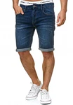Indicode Herren Caden Jeans Shorts mit 5 Taschen Blue Indicode Herren Caden Jeans Shorts mit 5 Taschen Blue