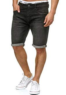 Indicode Herren Caden Jeans Shorts mit 5 Taschen Indicode Herren Caden Jeans Shorts mit 5 Taschen