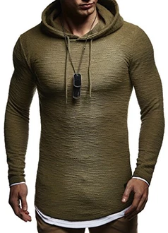 Leif Nelson Herren Kapuzenpullover LN8120 Leif Nelson Herren Kapuzenpullover LN8120