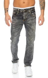 Herren Jeans Grau LL-310 [W32 L32]
