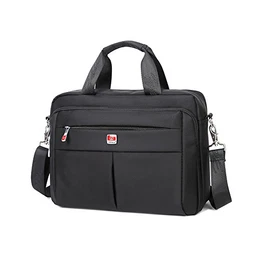 Messenger Bag Herren, wasserdicht, kratzfest, pflegeleicht, Notebook Umhängetasche, Laptop Schultertasche, Business Handtasche, Aktentasche für 14’’ Computer, abnehmbar Schultergurt und robust Griff