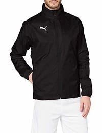 Herren Training Rain Jacket LIGA Core, Black/ White, M, 655304