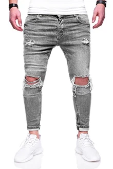 Rello & Rees Herren Destroyed Jeans Hose JN-3299 Rello & Rees Herren Destroyed Jeans Hose JN-3299
