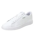 PUMA Unisex SMASH V2 L Low-Top Trainers weiß/weiß
