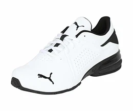 Herren Viz Runner Sneaker, Weiß White Black, 43 EU
