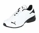 PUMA Herren Viz Runner Sneaker, Weiß White Black, 43 EU