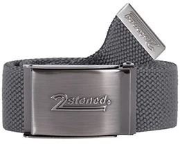 Tresor-Gürtel Geldgürtel Dark Grey 4 cm breit Matte Schnalle Speed, Safe Belt für Damen und Herren