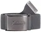2Stoned Tresor-Gürtel Geldgürtel Dark Grey 4 cm breit Matte Schnalle Speed, Safe Belt für Damen und Herren