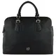 bugatti Passione Aktentasche Damen aus Kunstleder mit Laptopfach – Businesstasche Damen Laptoptasche – Bürotasche Lehrertasche in Schwarz