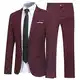 Allthemen Anzug Herren Anzüge Slim Fit 2 Teilig Business Herrenanzug Sakko Hose