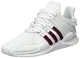 adidas Herren EQT Support ADV Sneaker, Weiß (Crystal White/Collegiate Navy/Scarlet), 44 EU